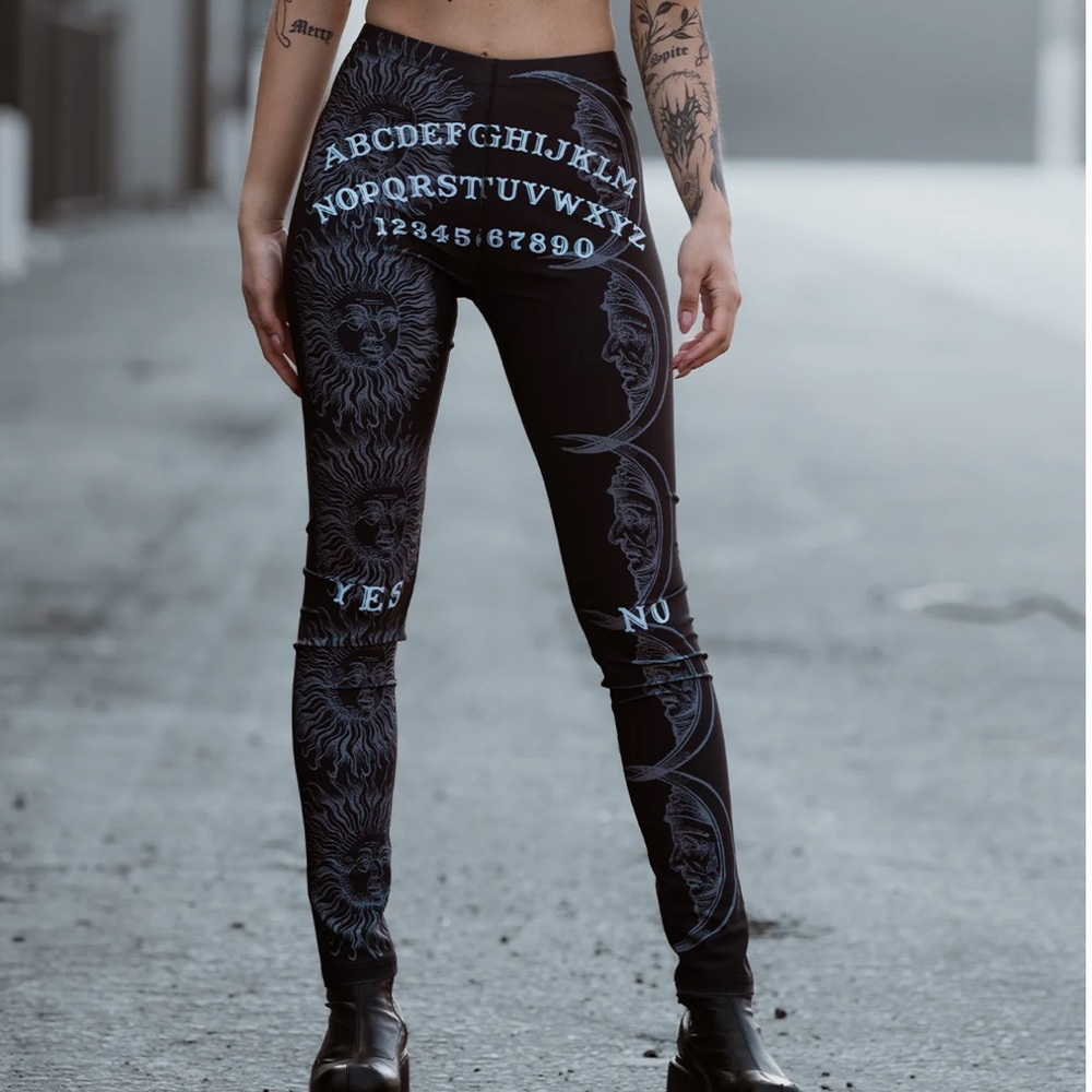 Sun Moon ouija leggings